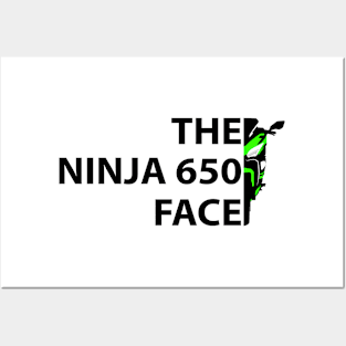 The Biker Face Ninja 650 Posters and Art